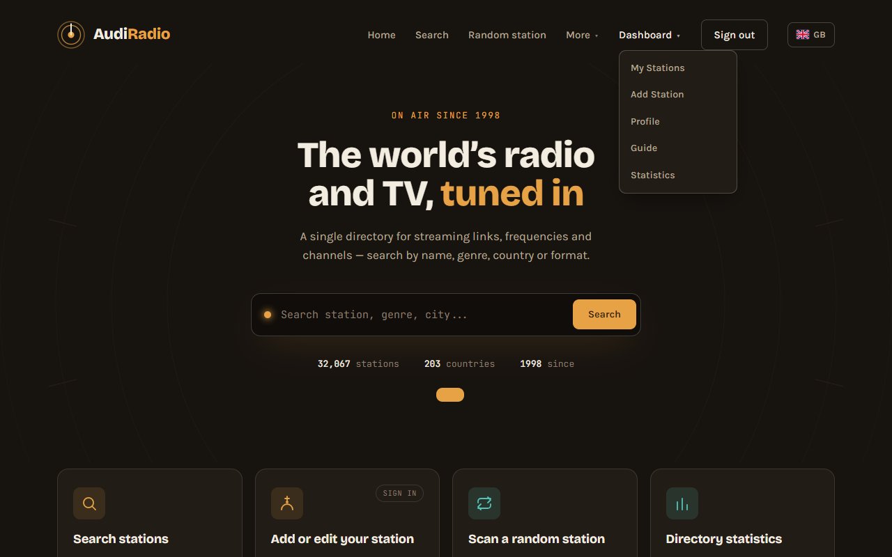 Dashboard menu