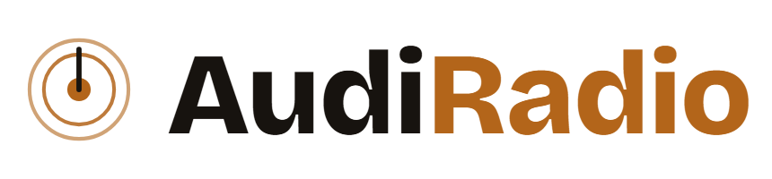 AudiRadio logo, light background version
